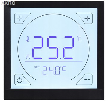ESCO TC-620CWiFi CZARNY regulat.kotła,pompy ciepła